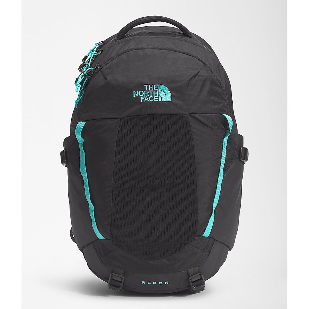 The North Face Backpacks Womens Australia - The North Face Recon Black / Mint Blue (JVL-918364)